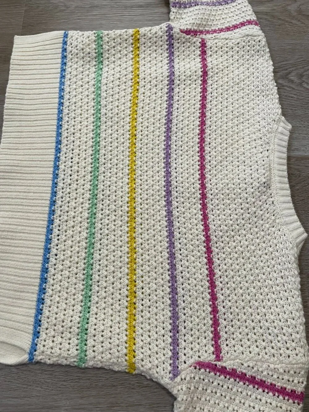 Stripped Cable Kit Sweater